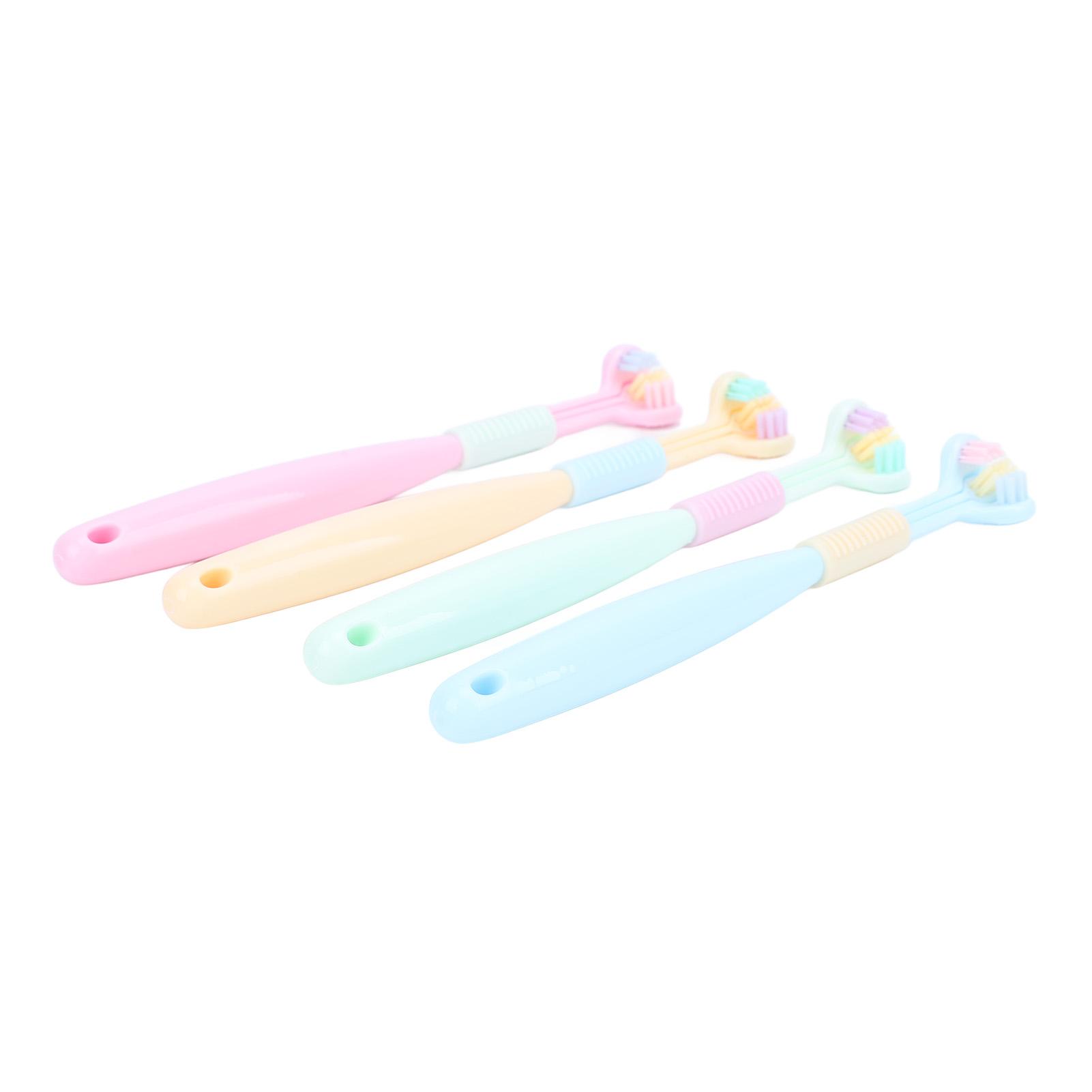 4pcs Three Sided Toothbrush Soft Bristles Three Head Teeth Cleaner Efficient Cleaning Autism Sensory Toothbrush for Adults and Kids
4pcs Three Sided Toothbrush Soft Bristles Three Head Teeth Cleaner Efficient Cleaning Autism Sensory Toothbrush for Adults and Kids