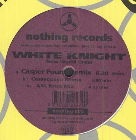 12inch Record WHITE KNIGHT - New World Order NOTHING005 Nothing Records 1997 Japan Rap & Hip-Hop/R&B Used
12inch Record WHITE KNIGHT - New World Order NOTHING005 Nothing Records 1997 Japan Rap & Hip-Hop/R&B Used