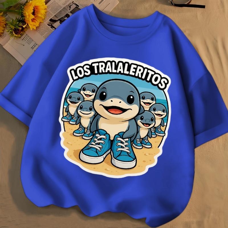 Los Tralaleritos Funny Tralalero Tralala Meme T-Shirt Boys and Girls Short Sleeve Children T-shirts Summer Clothing Baby T-shirt 150
Los Tralaleritos Funny Tralalero Tralala Meme T-Shirt Boys and Girls Short Sleeve Children T-shirts Summer Clothing Baby T-shirt 150