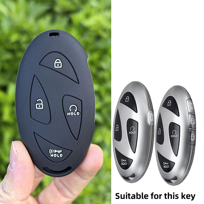Silicone Car Remote Key Case Cover Shell For Hyundai IONIQ 6 New Grand Prix GN7 Kona Protected Holder Keyless Bag Accessories чорний
Silicone Car Remote Key Case Cover Shell For Hyundai IONIQ 6 New Grand Prix GN7 Kona Protected Holder Keyless Bag Accessories чорний