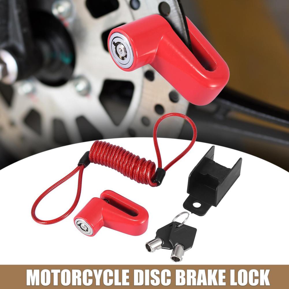 1 Set Motorcycle Disc Brake Lock With Red Rope Kit Aluminum Alloy Mountain Road Bike Anti-theft Lock Security Disc Brake Lock
1 Set Motorcycle Disc Brake Lock With Red Rope Kit Aluminum Alloy Mountain Road Bike Anti-theft Lock Security Disc Brake Lock