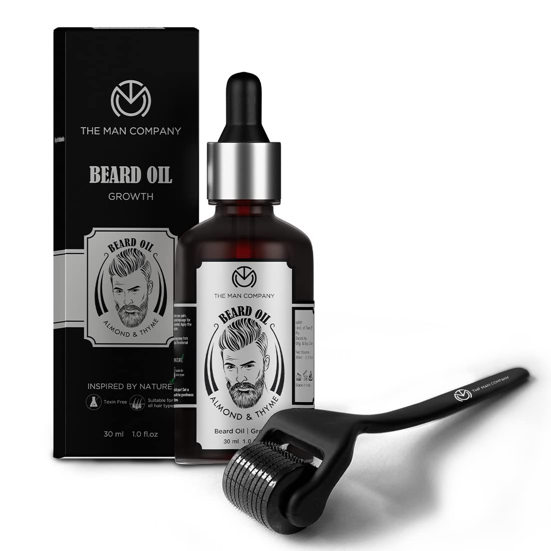 The Man Company Beard Booster Duo, дермароллер + масло для бороды, активизирует волосяные фолликулы, ускоряет рост бороды, делает бороду более пышной и густой Pack of 2
The Man Company Beard Booster Duo, дермароллер + масло для бороды, активизирует волосяные фолликулы, ускоряет рост бороды, делает бороду более пышной и густой Pack of 2