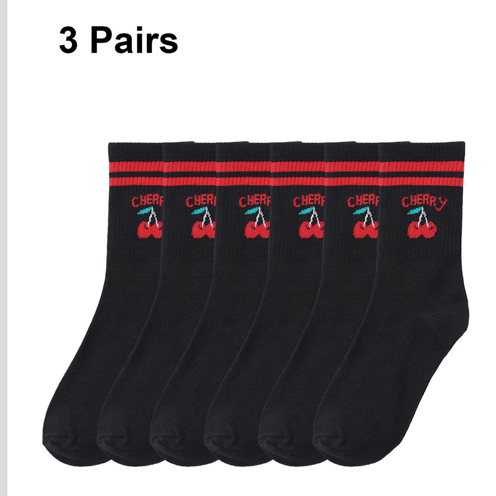3 Pairs Women S Mid Socks Solid Color Breathable Comfortable Autumn Winter Sweat Absorbing High-Quality Casual Socks Men Sports One Size
3 Pairs Women S Mid Socks Solid Color Breathable Comfortable Autumn Winter Sweat Absorbing High-Quality Casual Socks Men Sports One Size