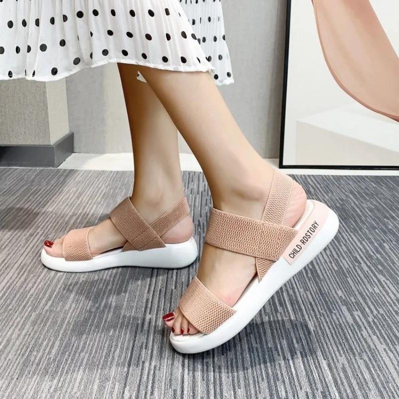Fashion Sports Sandals for Women with Elastic Elasticity 2024 Summer New Style Student Flat Bottom Outerwear Fairy Beach Women s Shoes 35 розовый
Fashion Sports Sandals for Women with Elastic Elasticity 2024 Summer New Style Student Flat Bottom Outerwear Fairy Beach Women s Shoes 35 розовый