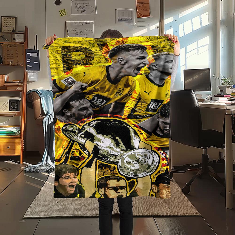 Borussia Dortmund Print FlAannel Blanket, High quality Comfortable for All Seasons, Home Decor, Warmth and Comfort 80cm x 120cm
Borussia Dortmund Print FlAannel Blanket, High quality Comfortable for All Seasons, Home Decor, Warmth and Comfort 80cm x 120cm