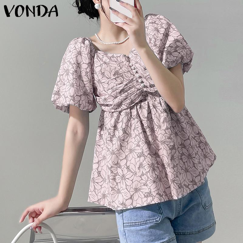 VONDA женская летняя блузка с квадратным вырезом и короткими рукавами и цветочным принтом, плиссированная талия 5XL синий
VONDA женская летняя блузка с квадратным вырезом и короткими рукавами и цветочным принтом, плиссированная талия 5XL синий