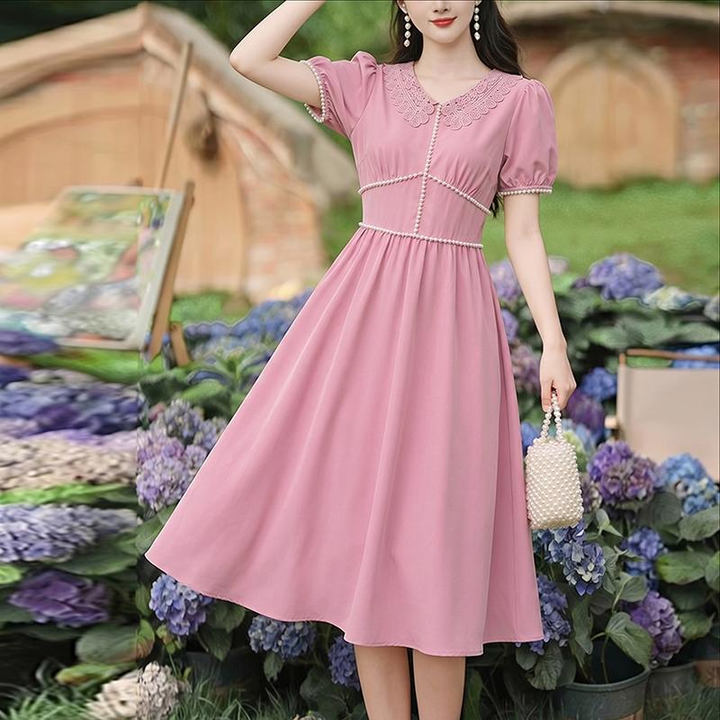 ZANZEA Womens Lace Crochet Splice V-Neck Casual Short Sleeve Elegant Dress 2XL рожевий
ZANZEA Womens Lace Crochet Splice V-Neck Casual Short Sleeve Elegant Dress 2XL рожевий