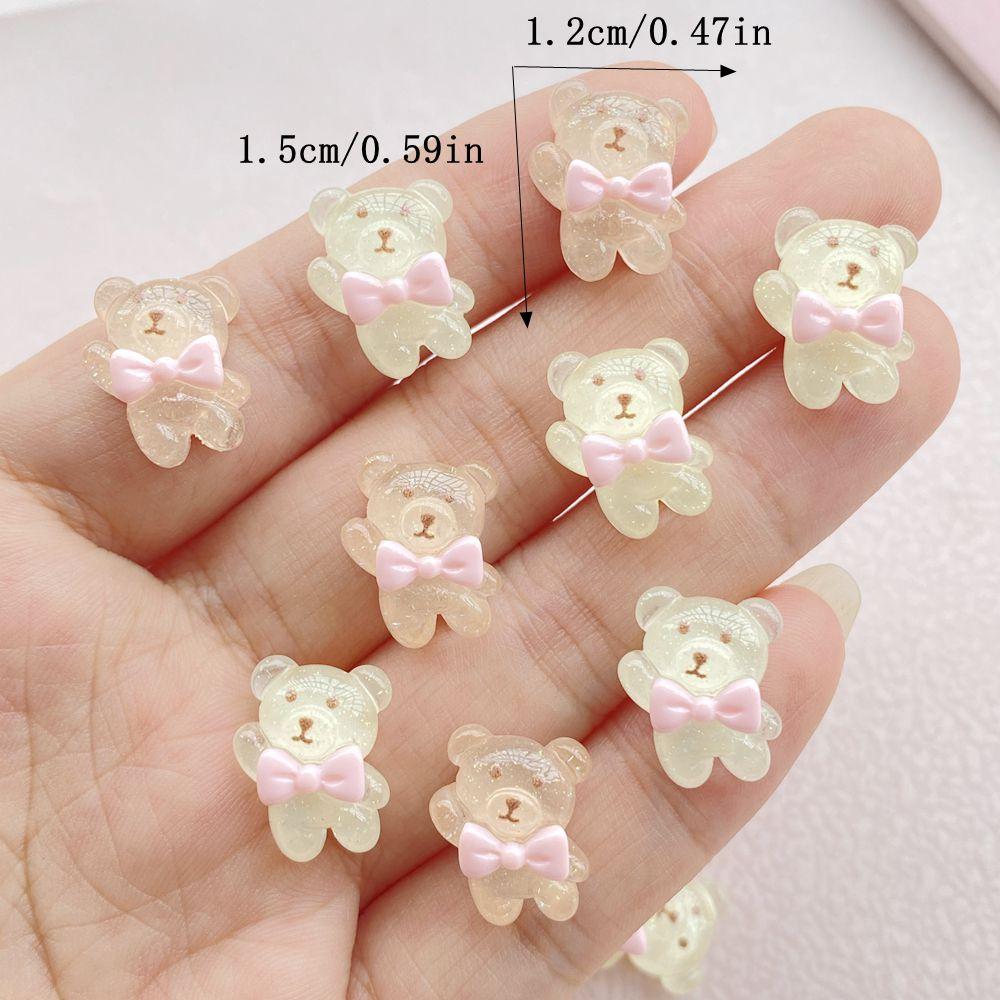 20Pcs Cute Mini Cartoon Bear Nail Art Resin Designer Charms DIY Craft For Nail 3D Decorations Jewelry
20Pcs Cute Mini Cartoon Bear Nail Art Resin Designer Charms DIY Craft For Nail 3D Decorations Jewelry