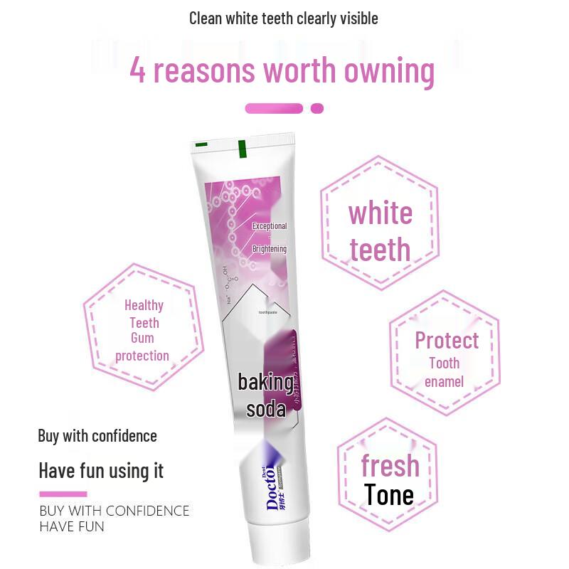 Dr. Tooth Baking Soda Whitening Toothpaste
Dr. Tooth Baking Soda Whitening Toothpaste