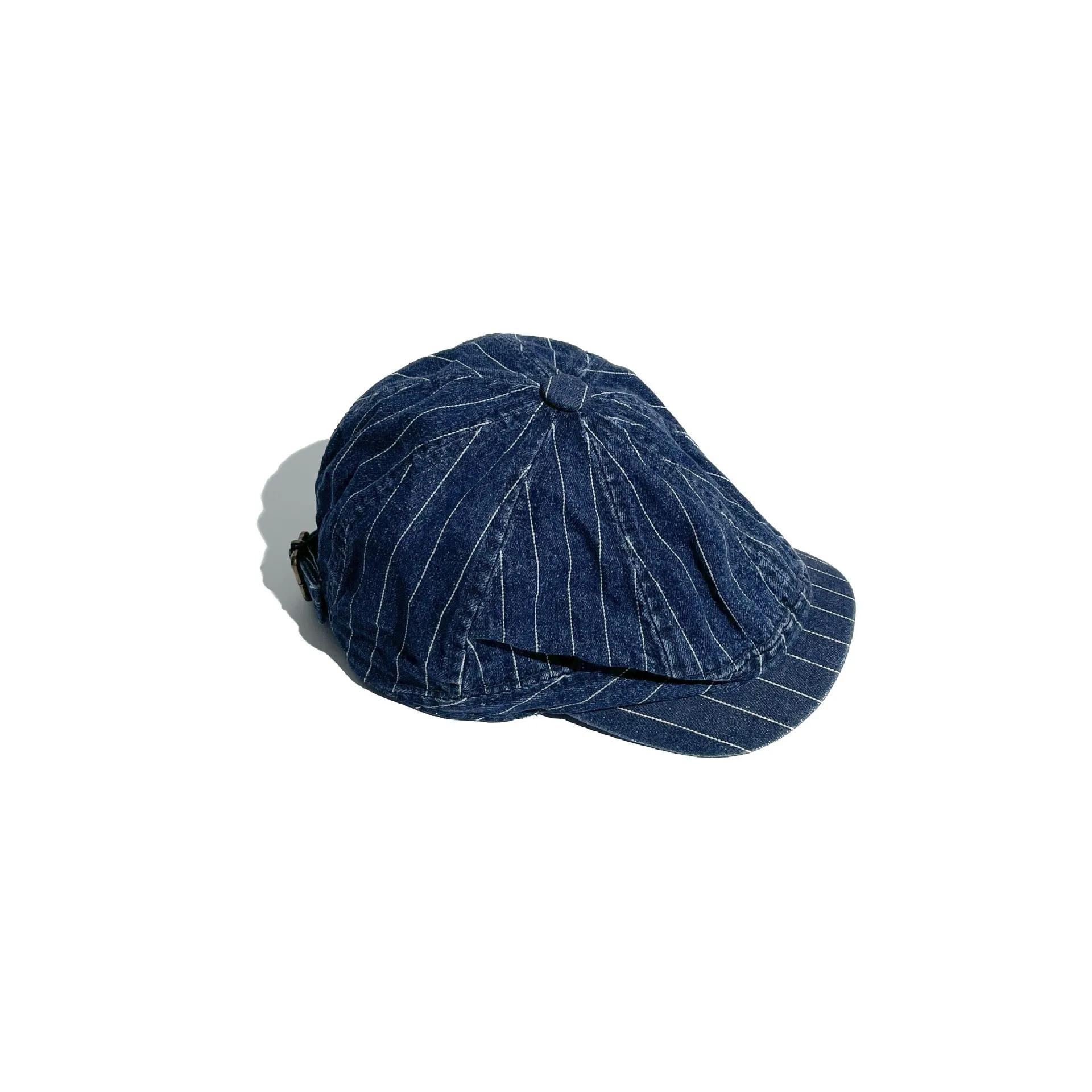 Japanese Retro Washed Striped Denim Forward Hat Men s and Women s Spring and Autumn Outdoor Sunshade Newsboy Caps Gorras 56-58 cm синий
Japanese Retro Washed Striped Denim Forward Hat Men s and Women s Spring and Autumn Outdoor Sunshade Newsboy Caps Gorras 56-58 cm синий