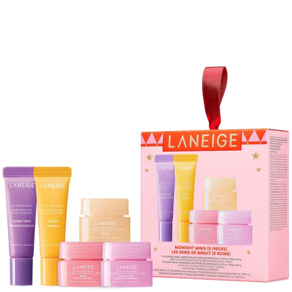 LANEIGE Midnight Minis Lip Care Holiday 5Pieces Gift Sets – Lip Mask, Water Bank, Lip Glowy Balm – Beauty Essentials for Gifting & Self-Care 1 Pack
LANEIGE Midnight Minis Lip Care Holiday 5Pieces Gift Sets – Lip Mask, Water Bank, Lip Glowy Balm – Beauty Essentials for Gifting & Self-Care 1 Pack