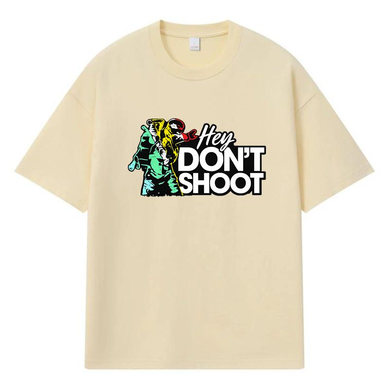 2026 Hey Don t Shoot Printed Graphic Y2k Harajuku Streetwear 100% Cotton T Shirt Casual Oversized Summer Men T-shirt XXXL хакі
2026 Hey Don t Shoot Printed Graphic Y2k Harajuku Streetwear 100% Cotton T Shirt Casual Oversized Summer Men T-shirt XXXL хакі