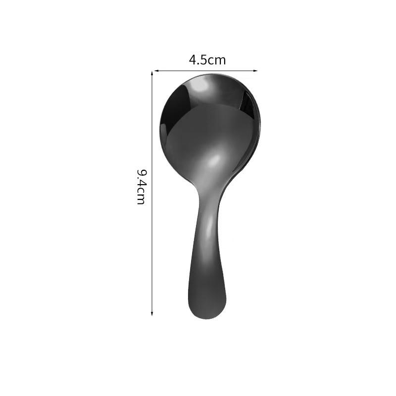 1pc Mini Spoon Cute 304 Stainless Steel Ice Cream Scoop - Short Handle for Sugar, Salt, Spice, or Coffee 1pcs чёрный
1pc Mini Spoon Cute 304 Stainless Steel Ice Cream Scoop - Short Handle for Sugar, Salt, Spice, or Coffee 1pcs чёрный