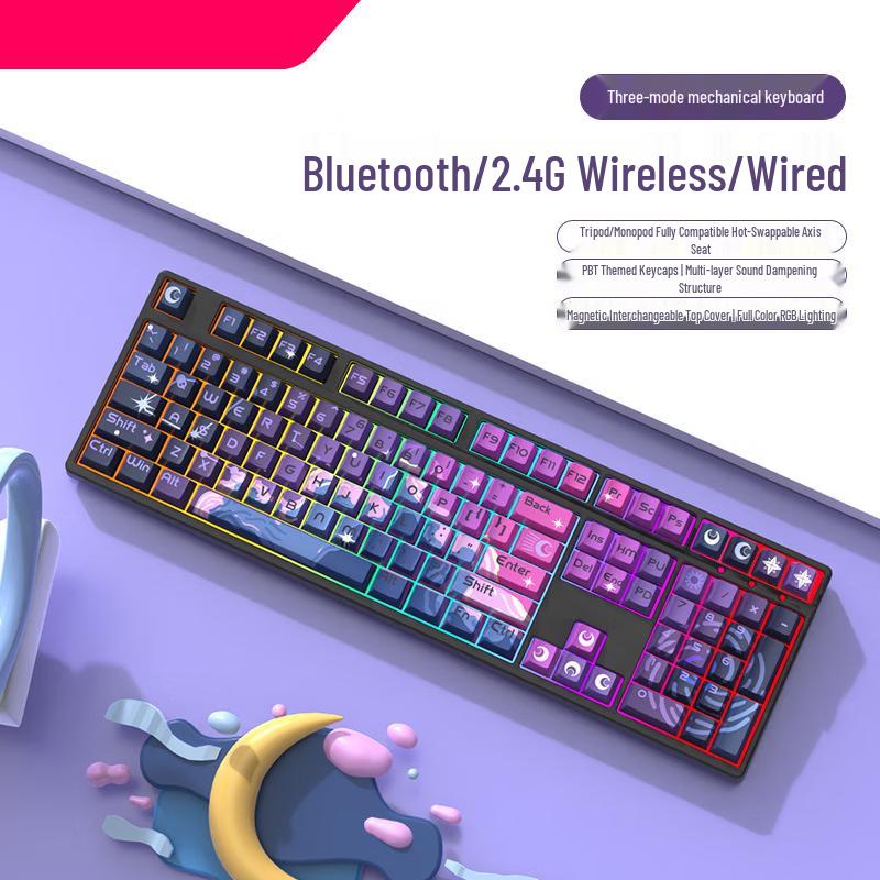 OLOEY Wireless Tri-Mode Mechanical Keyboard
OLOEY Wireless Tri-Mode Mechanical Keyboard