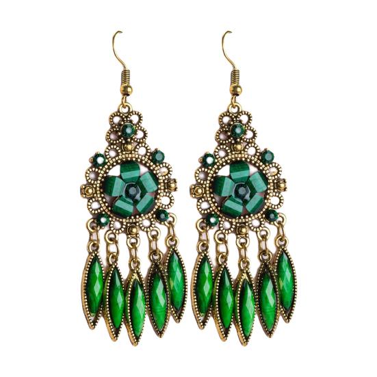 1 пара женских серег в форме цветка с кисточками и блестящими стразами для выпускного вечера
1 пара женских серег в форме цветка с кисточками и блестящими стразами для выпускного вечера