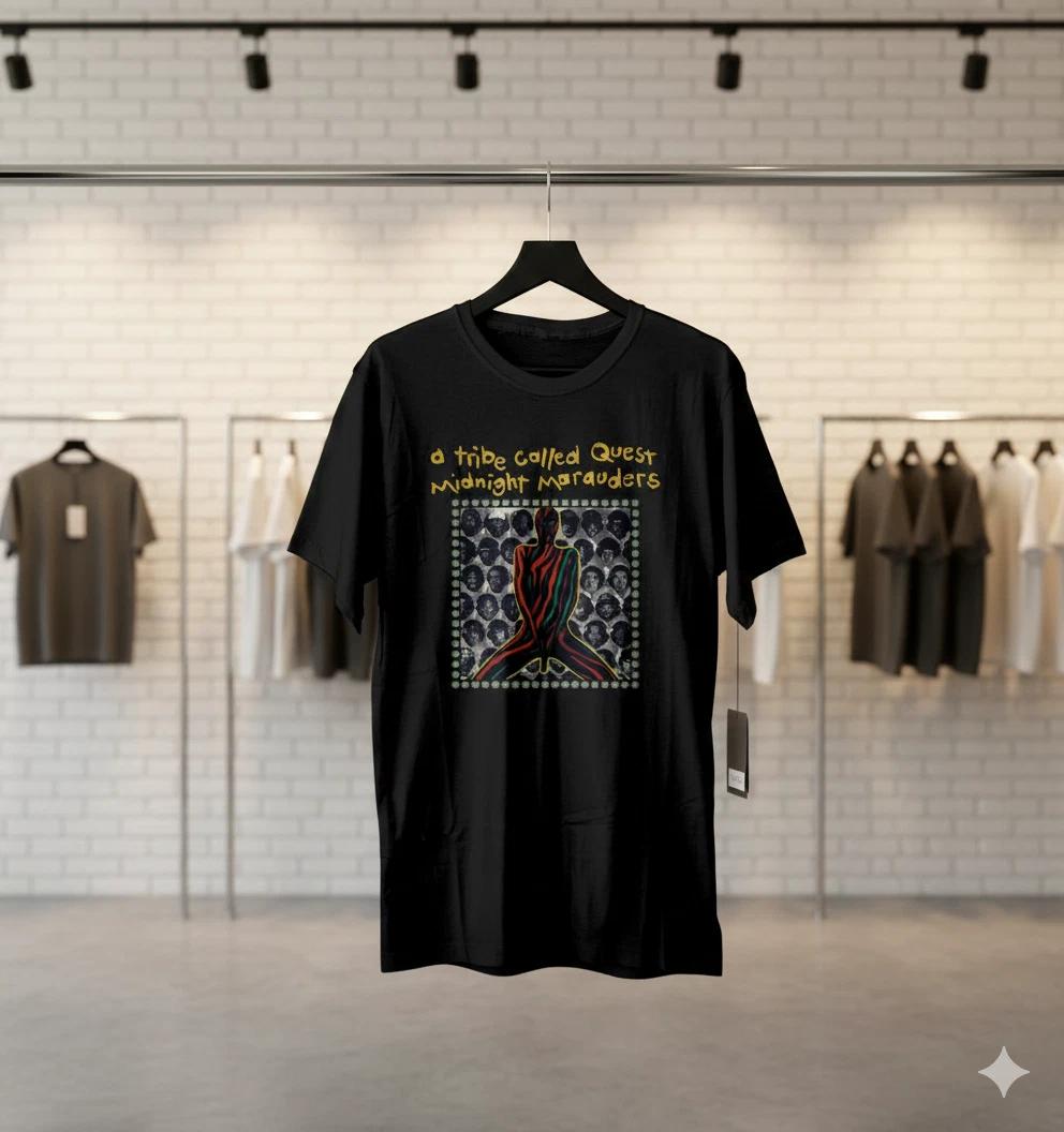 A Tribe Called Quest Midnight Marauders Album Art Black T-Shirt - T074 3XL
A Tribe Called Quest Midnight Marauders Album Art Black T-Shirt - T074 3XL