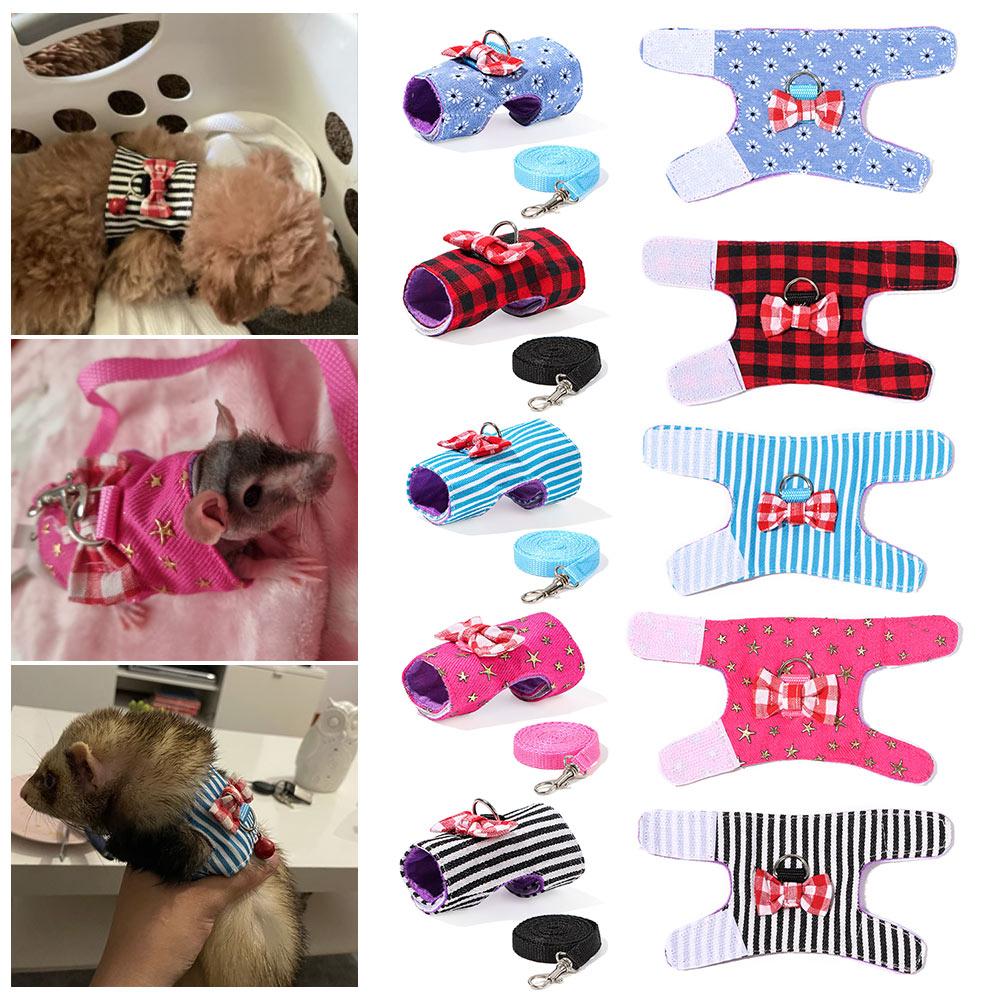Hamster Accessories Bowknot Bowtie Traction Rope Small Pets Vest Pet Supplies Harness and Leash Set S-2
Hamster Accessories Bowknot Bowtie Traction Rope Small Pets Vest Pet Supplies Harness and Leash Set S-2