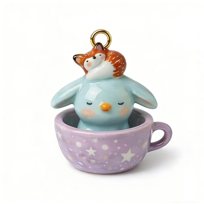 Fun Cartoontea Cup Animal Pendant Necklace Diy Three-Dimensional 3D Necklace Set Rabbit Cat Pendants Jewelry Accessories A6
Fun Cartoontea Cup Animal Pendant Necklace Diy Three-Dimensional 3D Necklace Set Rabbit Cat Pendants Jewelry Accessories A6
