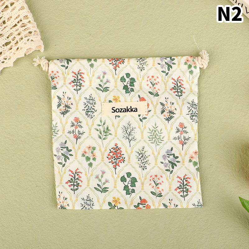 1 шт., симпатичная тканевая цветочная дорожная косметичка для губной помады, кошелек для монет, сумка для хранения косметики, женские сумки-органайзеры для кошельков, маленькие сумки