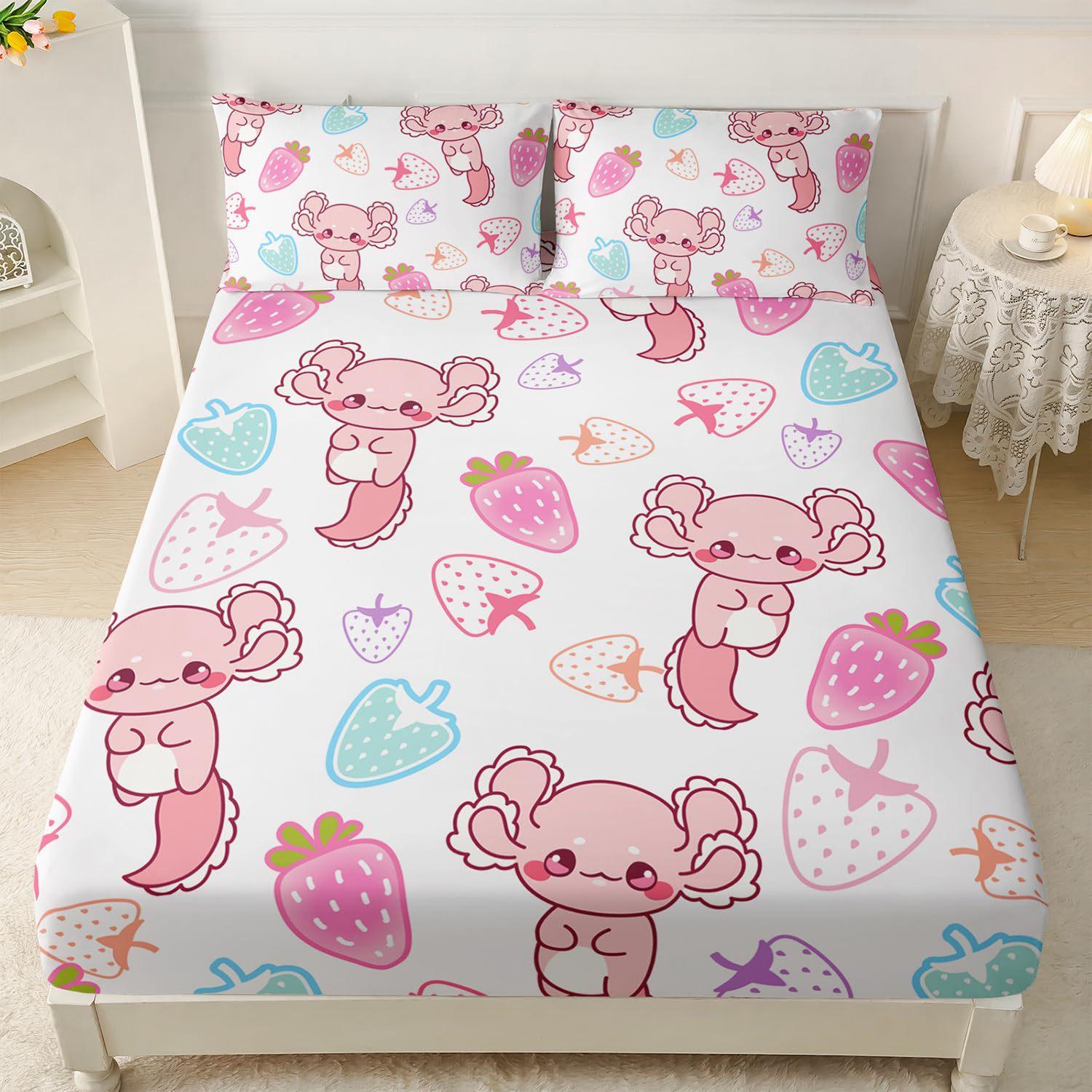 Cute Cartoon Salamander Pattern Bed Hat Three-Piece Digital Printing Bedding Set Adult Children For more sizes, please consult customer service.
Cute Cartoon Salamander Pattern Bed Hat Three-Piece Digital Printing Bedding Set Adult Children For more sizes, please consult customer service.