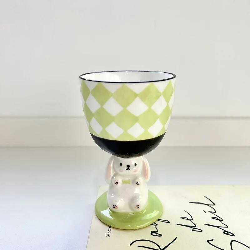 Cute Rabbit 3D Ceramic Mug Stemware Hand-painted Irregular Large Capacity Coffee Mugs Cartoon Couple Water Cup Gift Dessert Cups 200ml
Cute Rabbit 3D Ceramic Mug Stemware Hand-painted Irregular Large Capacity Coffee Mugs Cartoon Couple Water Cup Gift Dessert Cups 200ml