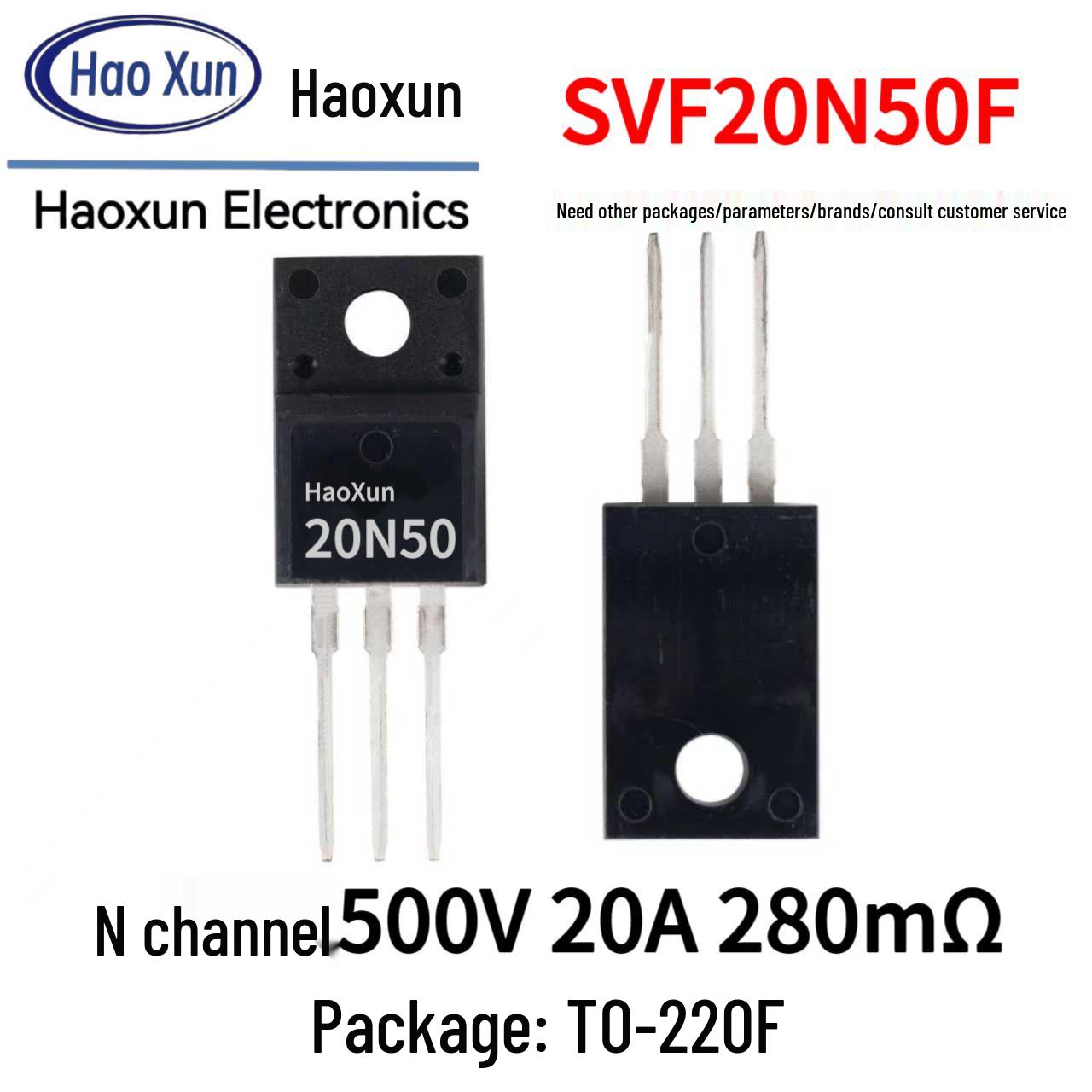 500В 20А N-канальний MOSFET-транзистор, корпус TO-220F, SVF20N50F
500В 20А N-канальний MOSFET-транзистор, корпус TO-220F, SVF20N50F