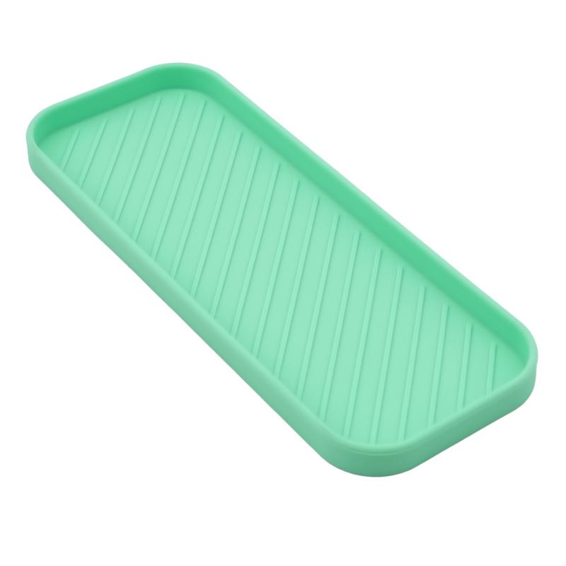 Силиконовый сливной поддон для посуды, чашка для воды, органайзер для кухонной мойки, фруктов и овощей, поднос для хранения, держатель для губки, дозатор мыла зелёный
Силиконовый сливной поддон для посуды, чашка для воды, органайзер для кухонной мойки, фруктов и овощей, поднос для хранения, держатель для губки, дозатор мыла зелёный