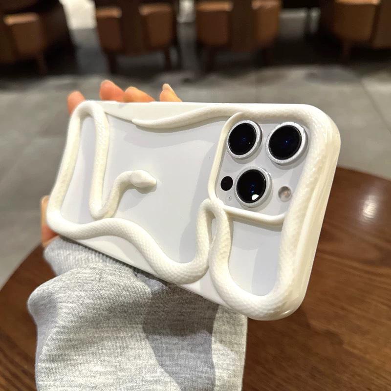 Креативный полый чехол-бампер с 3D-бортиком для iPhone 17 Pro Max/iPhone 15 с изображением змеи и яблока 12
Креативный полый чехол-бампер с 3D-бортиком для iPhone 17 Pro Max/iPhone 15 с изображением змеи и яблока 12