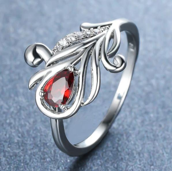 Wish peacock tail colorful ring personality silver light luxury fashion high personality versatile no. 9
Wish peacock tail colorful ring personality silver light luxury fashion high personality versatile no. 9