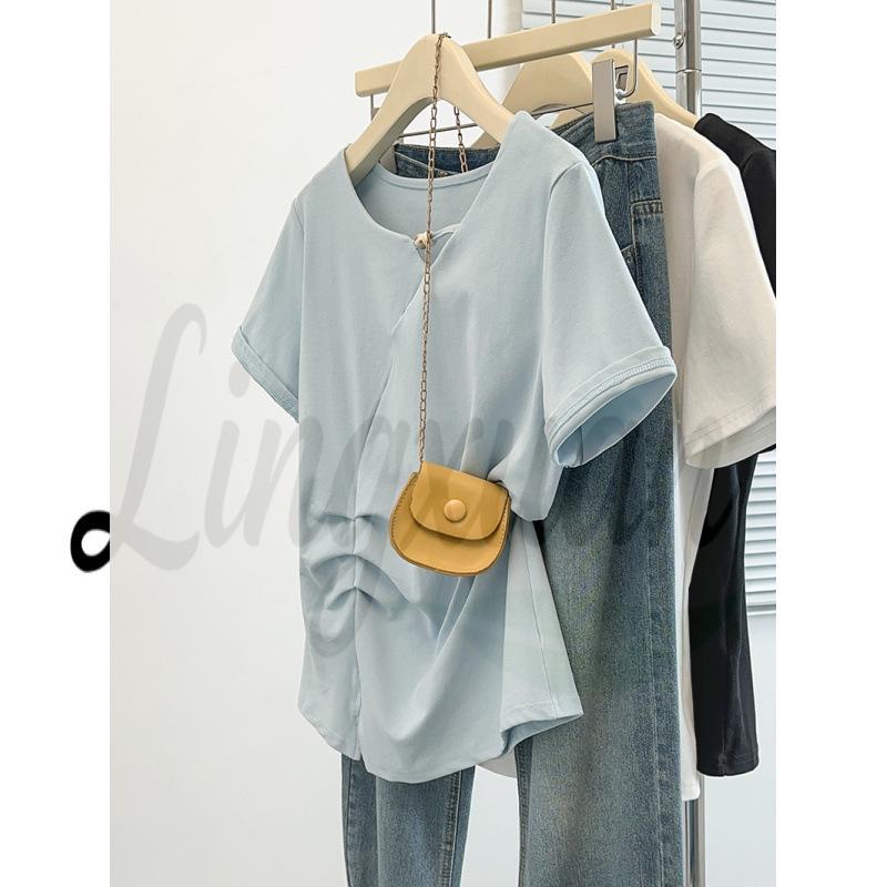 Summer 2026 Plus Size Women s Korean Hollow Out Slimming Short Sleeve T-shirt XL синій
Summer 2026 Plus Size Women s Korean Hollow Out Slimming Short Sleeve T-shirt XL синій