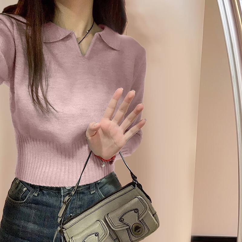 TonLion Women s Simple Lapel Pullover Sweater L
TonLion Women s Simple Lapel Pullover Sweater L