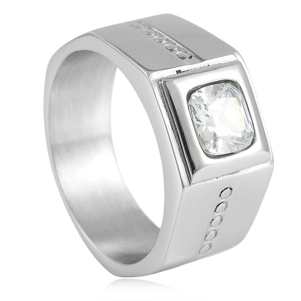 Titanium Steel Gemstone Ring Retro Trend Men and Women Personality Punk Stainless Steel White Gemstone Ring 7
Titanium Steel Gemstone Ring Retro Trend Men and Women Personality Punk Stainless Steel White Gemstone Ring 7