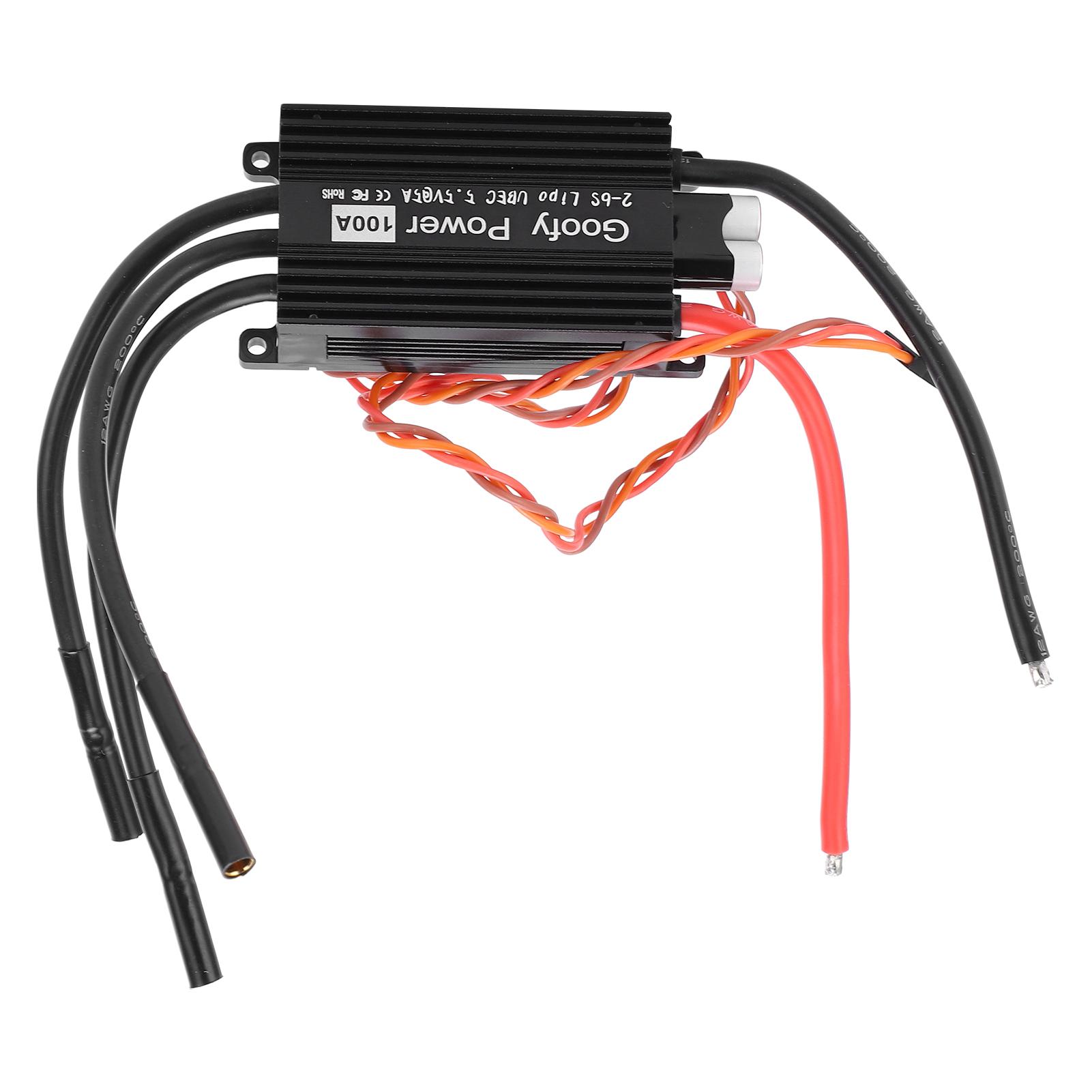 100A Ducted EDF ESC for Outdoor Fixedwing 26S 832KHz for RC Aircraft Plane Spare Parts
100A Ducted EDF ESC for Outdoor Fixedwing 26S 832KHz for RC Aircraft Plane Spare Parts