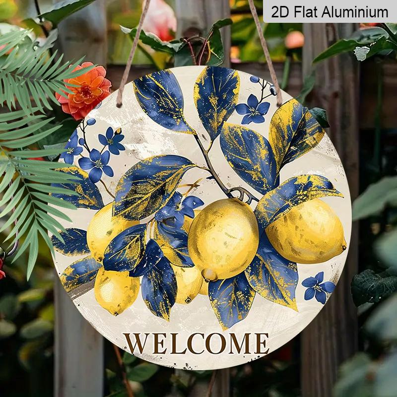 2D Flat Aluminum 7.87 Inch X 7.87 Inch Vintage Lemon Pattern Wall Decor, Country Style. Suitable for Living Rooms, Kitchens, Bars, Cafes, Clubs 1pc
2D Flat Aluminum 7.87 Inch X 7.87 Inch Vintage Lemon Pattern Wall Decor, Country Style. Suitable for Living Rooms, Kitchens, Bars, Cafes, Clubs 1pc