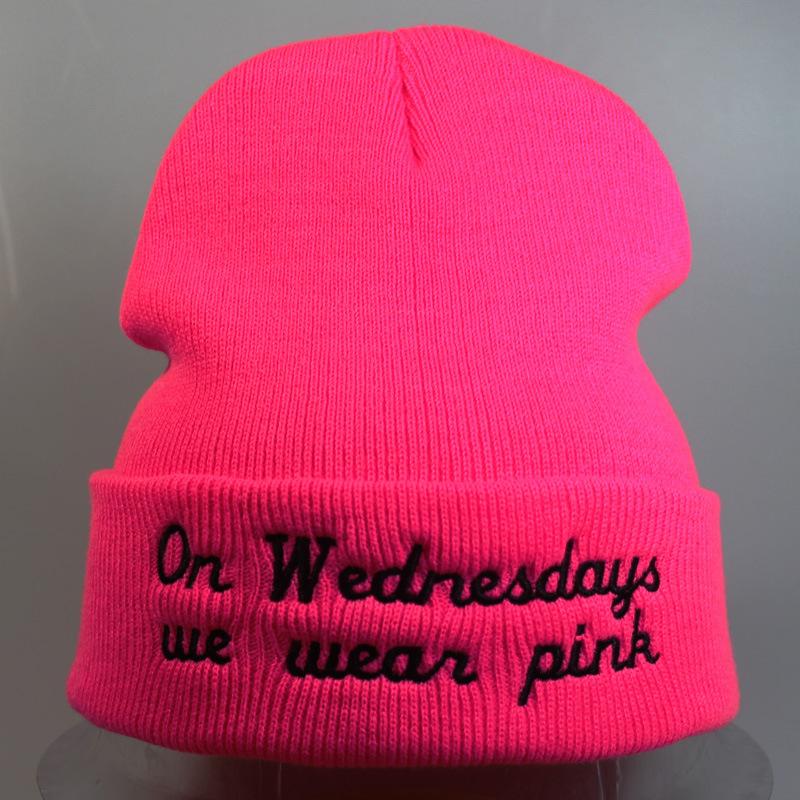 Popular European and American women s styles I WEAR PINK Letter Embroidered Knit Hat Pullover Hat Warm Woolen Hat Adjustable
Popular European and American women s styles I WEAR PINK Letter Embroidered Knit Hat Pullover Hat Warm Woolen Hat Adjustable