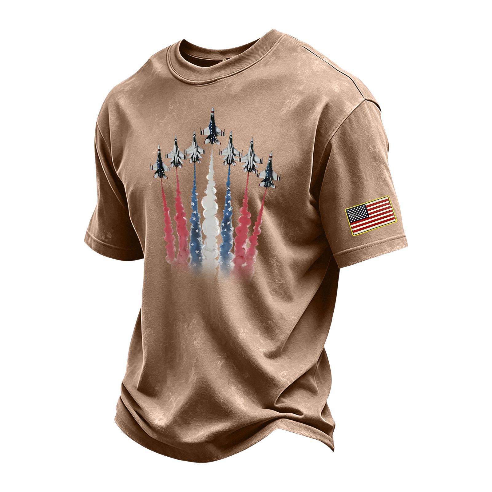Men Vintage Washed Crew Neck Short Sleeve T Shirt Independence Day Print Casual Summer Tee Soft Fabric Durable Stitching XXXXXL кофейный
Men Vintage Washed Crew Neck Short Sleeve T Shirt Independence Day Print Casual Summer Tee Soft Fabric Durable Stitching XXXXXL кофейный
