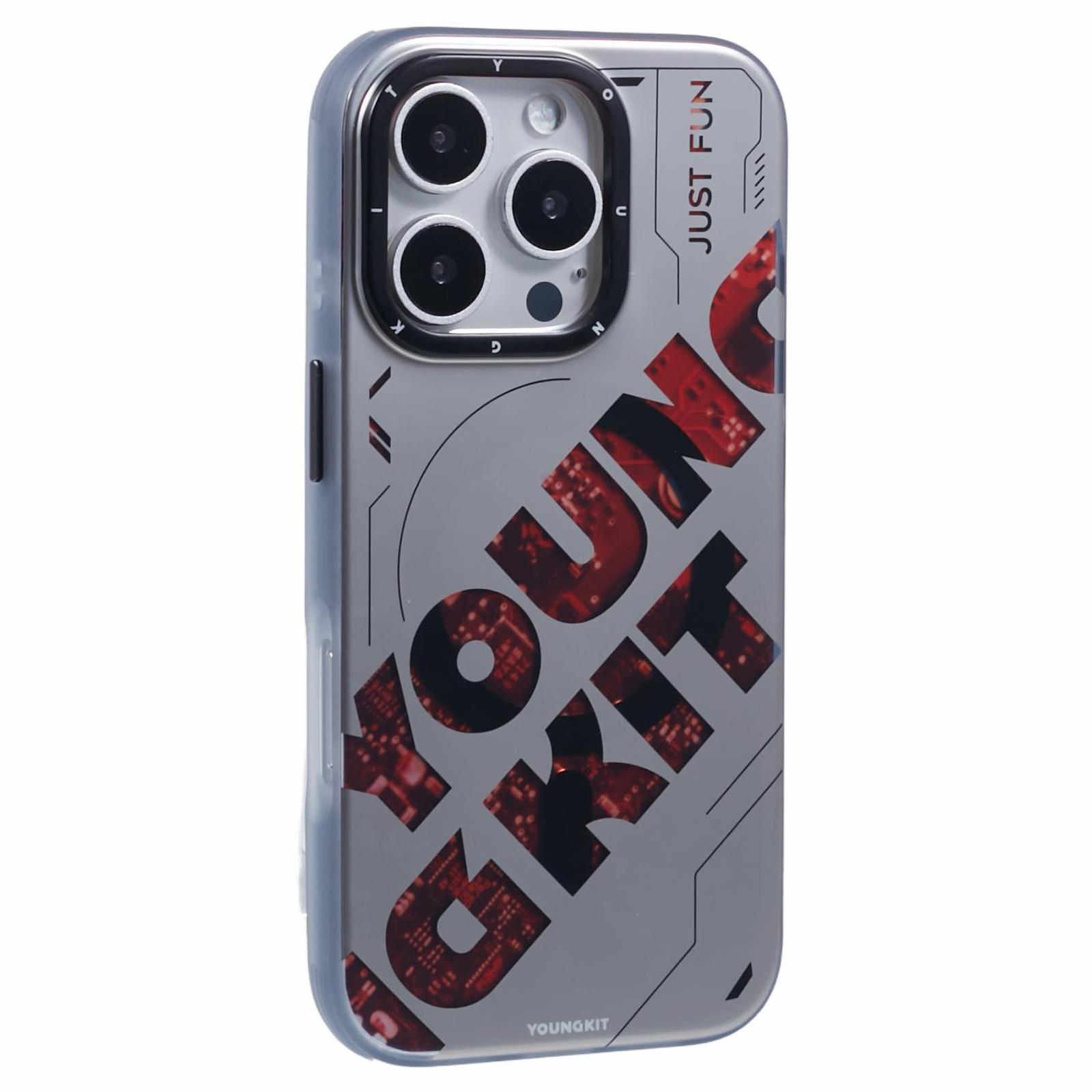 YOUNGKIT Future Series for iPhone 16 Pro Max Case Compatible with MagSafe IMD TPU Anti-Scratch Cover B
YOUNGKIT Future Series for iPhone 16 Pro Max Case Compatible with MagSafe IMD TPU Anti-Scratch Cover B