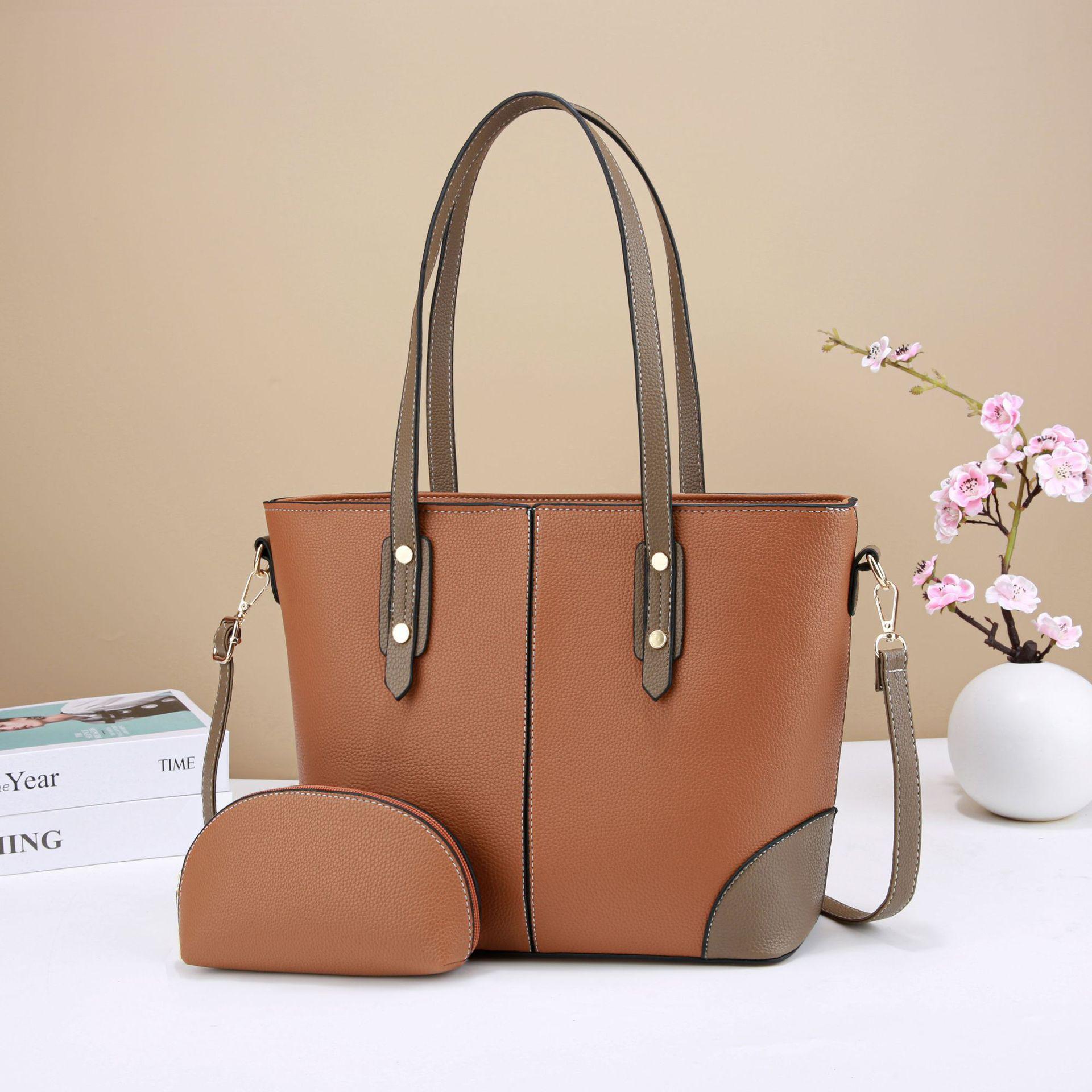 2pcs/set Women Tote Handbag Purse Simple Design PU Leather Shoulder Bags Female Top Handle Shopper Bags Large Capacity верблюд
2pcs/set Women Tote Handbag Purse Simple Design PU Leather Shoulder Bags Female Top Handle Shopper Bags Large Capacity верблюд