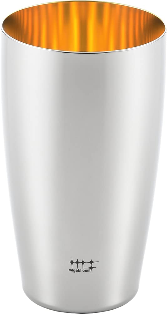 Yoshikawa Beer Tumbler 400ml Gold Plated 1pcs Shiniya Syndicate YJ2716 (Inner Finish) 7.2x12.7cm
Yoshikawa Beer Tumbler 400ml Gold Plated 1pcs Shiniya Syndicate YJ2716 (Inner Finish) 7.2x12.7cm