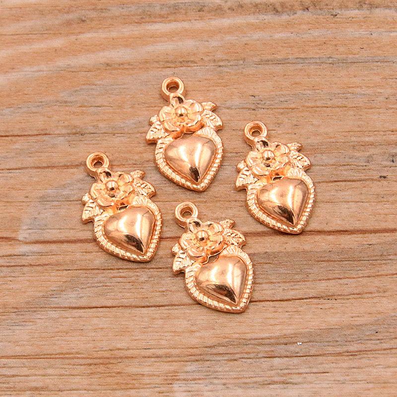 10 шт. DIY Подвеска-шарм из сплава в форме сердца - Аксессуары для изготовления ожерелий и браслетов, Стильные материалы для рукоделия 18*11 мм
10 шт. DIY Подвеска-шарм из сплава в форме сердца - Аксессуары для изготовления ожерелий и браслетов, Стильные материалы для рукоделия 18*11 мм