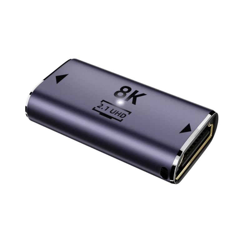 Converters Adapter Coupler UHD2.1 Support 8K60HZ 4K@120Hz
Converters Adapter Coupler UHD2.1 Support 8K60HZ 4K@120Hz