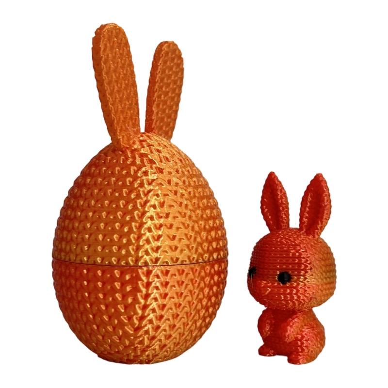 Artistic Knitted Rabbit & Eggs Figurine Elegant Home Office Decoration With Geometric Design Ideal For Easter Gift Giving
Artistic Knitted Rabbit & Eggs Figurine Elegant Home Office Decoration With Geometric Design Ideal For Easter Gift Giving