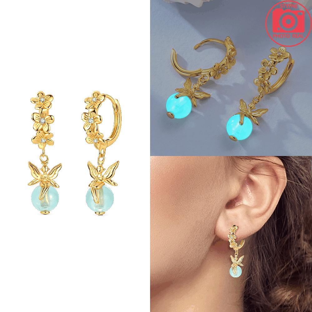 925 Silver Star Cat Earrings Glowing Blue Flower Fairy Ear Ring Jewelry Acessory Women Fine Valentine s Day Gift
925 Silver Star Cat Earrings Glowing Blue Flower Fairy Ear Ring Jewelry Acessory Women Fine Valentine s Day Gift