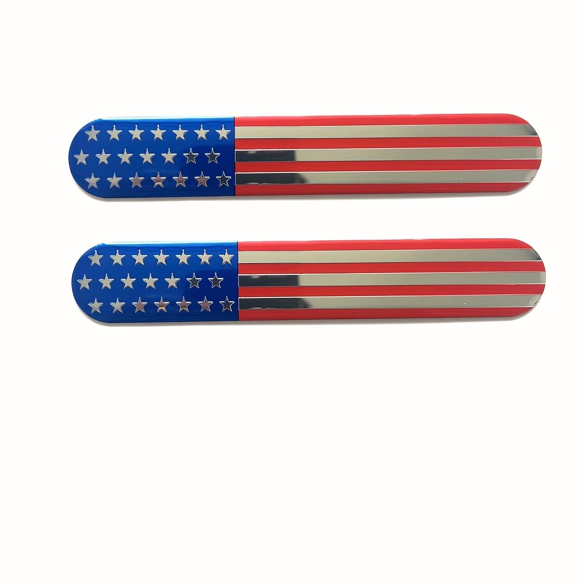 2pcs Aluminum Alloy American Flag Stickers for Car Truck Motorcycle SUV Engine Hood Trunk Fender Side Door Body Decoration Decal Accessories 2pcs
2pcs Aluminum Alloy American Flag Stickers for Car Truck Motorcycle SUV Engine Hood Trunk Fender Side Door Body Decoration Decal Accessories 2pcs
