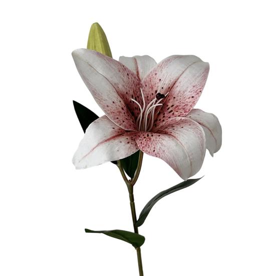 20inch Artificial Lily Flower Fake Real Touch Lily with 2 Heads Blooms 2 Buds for Home Office Decor Wedding Party Spring Table Centerpiece
20inch Artificial Lily Flower Fake Real Touch Lily with 2 Heads Blooms 2 Buds for Home Office Decor Wedding Party Spring Table Centerpiece