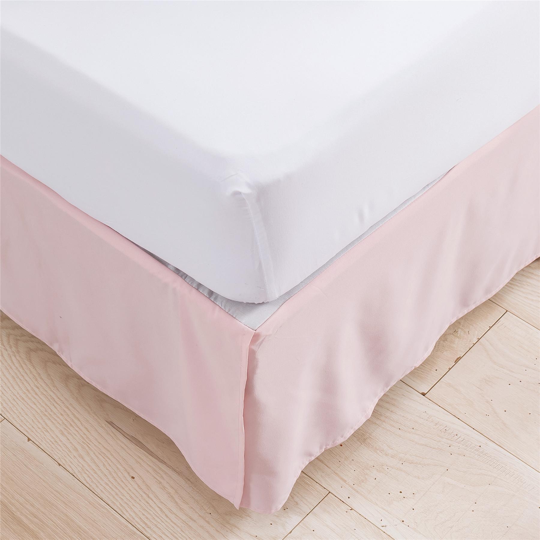 Спідниця для ліжка з обгортанням - для повнорозмірних ліжок шириною 19 дюймів. Легко сидить на еластичних бретелях, плісована спідниця з брашованою тканиною - не мнеться, можна прати в пральній машині. K198X203+38CM рожевий
Спідниця для ліжка з обгортанням - для повнорозмірних ліжок шириною 19 дюймів. Легко сидить на еластичних бретелях, плісована спідниця з брашованою тканиною - не мнеться, можна прати в пральній машині. K198X203+38CM рожевий