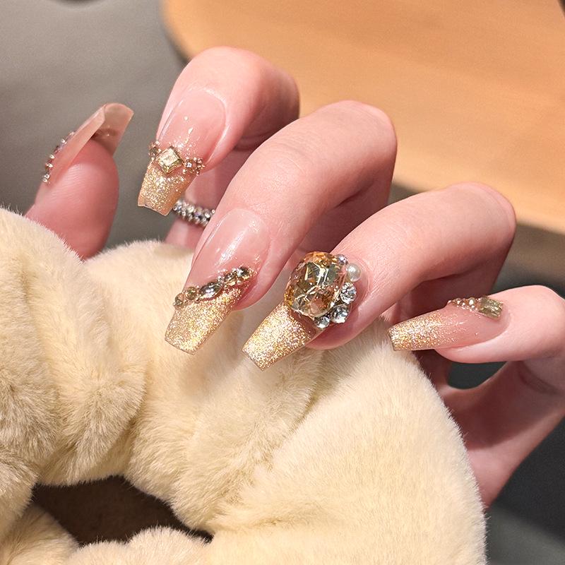 Little Red Book Autumn/Winter Series Caramel Gold Shimmer Nails - Yujie Style Pure Handmade Whitening Boutique. Extra Small (XS)
Little Red Book Autumn/Winter Series Caramel Gold Shimmer Nails - Yujie Style Pure Handmade Whitening Boutique. Extra Small (XS)