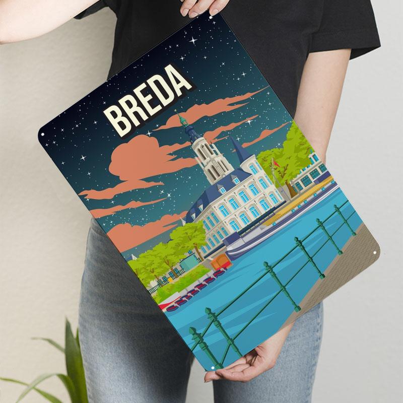 Breda Netherlands Cityscape Travel Poster Metal Signs City Skyline Poster Wall Art Mural Living Room Decorations Vintage Decor 20x30cm(7.8x11.8inch)
Breda Netherlands Cityscape Travel Poster Metal Signs City Skyline Poster Wall Art Mural Living Room Decorations Vintage Decor 20x30cm(7.8x11.8inch)