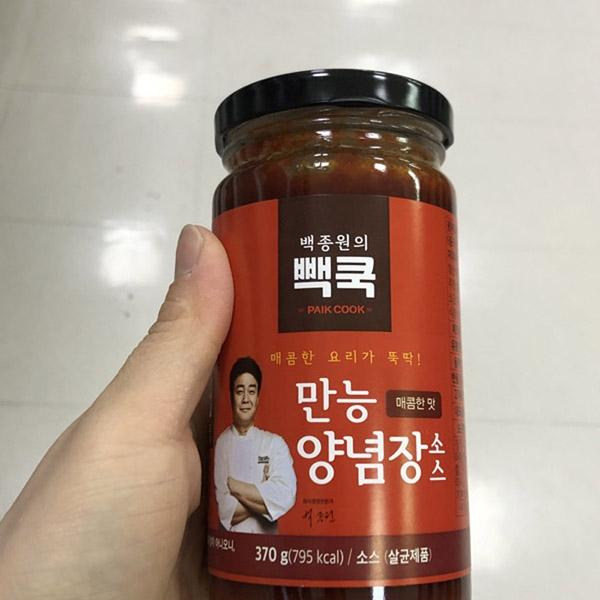 Paik-cook Baek Jong-won All-purpose Spicy Sauce 370g
Paik-cook Baek Jong-won All-purpose Spicy Sauce 370g