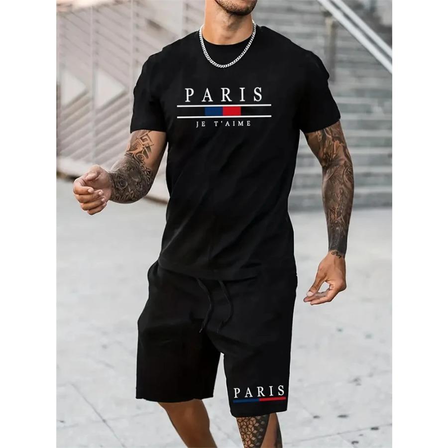 2024 New Fashion Design Men s T-Shirt Men s Sports Drawstring Shorts Simple Printed Men s 2-Piece Summer Gym Breathable Suit 6XL
2024 New Fashion Design Men s T-Shirt Men s Sports Drawstring Shorts Simple Printed Men s 2-Piece Summer Gym Breathable Suit 6XL